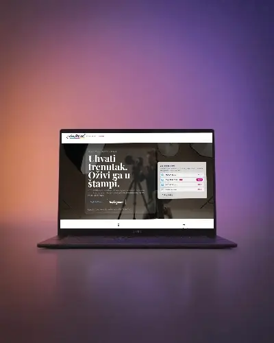 FOTOPRINT-M Desktop prikaz - responzivni web dizajn